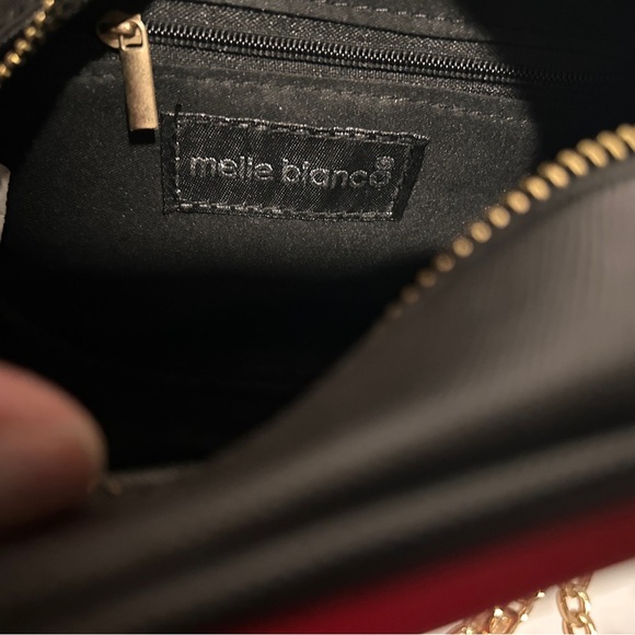 Melie Bianco Vegan Leather Red Stop Sign Crossbody Bag - Picture 10 of 12